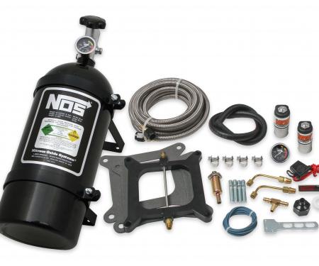 NOS Powershot Wet Nitrous System for 4150 4-Barrel Carburetor, Black 05001BNOS