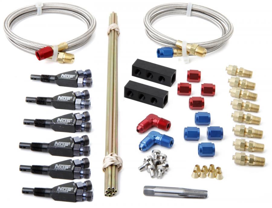 NOS Custom Nitrous Plumbing Intake Manifold 13384NOS Mustang Depot