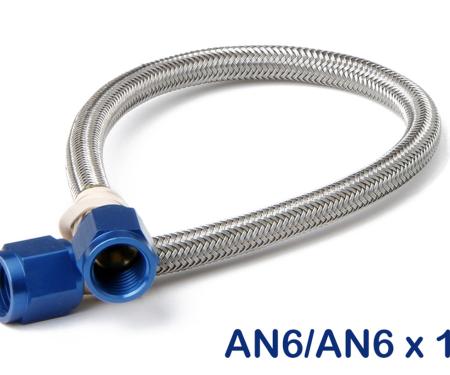 NOS Stainless Steel Braided Hose -6AN 16-Foot Blue 15480NOS