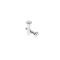 AMD Door Lock Knobs, Chrome Pair, 66-67 Fairlane; 65-67 Galaxie X536-8965-P