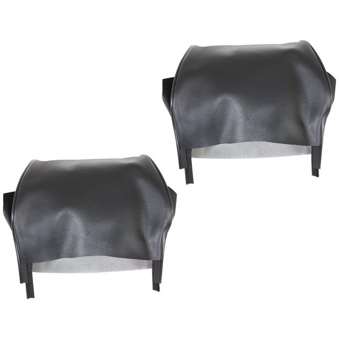 TMI Headrest Cover  1969 Ford Mustang, Black Corinthian Vinyl 43-70609-3722