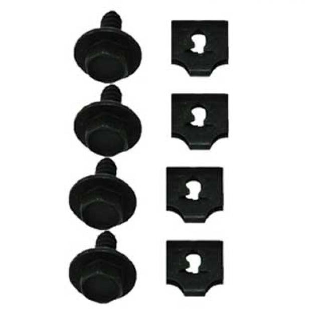 196870 Mustang Fan Shroud Mounting Kit Mustang Depot