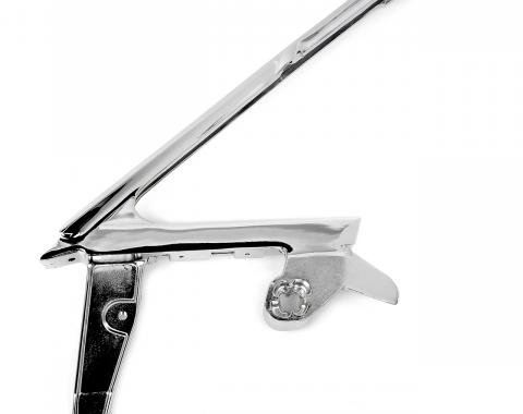 Redline Restomotive® Mustang 64-66 Vent Window Frame - LH, Chrome LG-10-264/LH