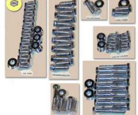 Engine Hardware Kit (429, 460, Chrome)