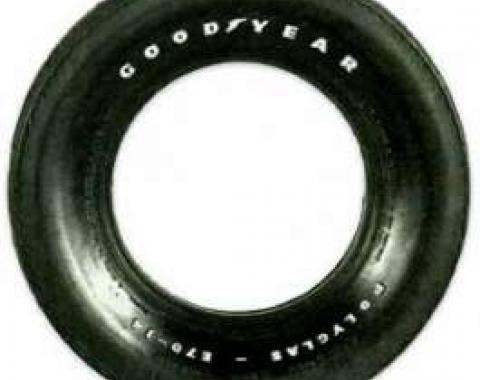 Tire - F60 x 15 - Raised White Letters (Includes Tire Size) - Goodyear Polyglas GT