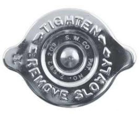 Radiator Cap - 14 PSI. - Chrome Plated - S.M. CO Logo