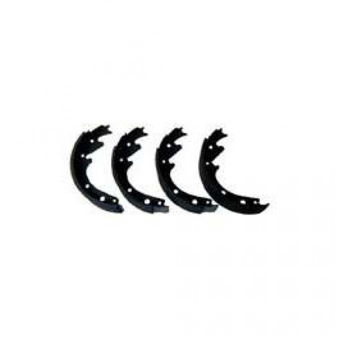 Relined Brake Shoe Set - Rear - 9 X 1 1/2