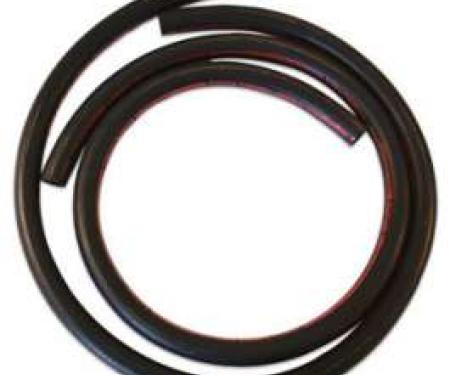 Heater Hose Set - Exact Reproduction - 2 Pieces - Red Stripe - For Cars Without Air Conditioning
