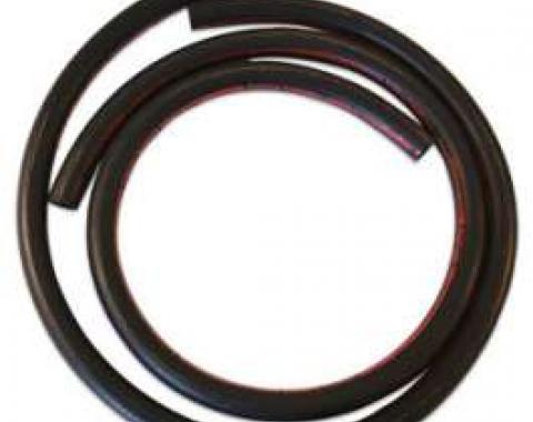 Heater Hose Set - Exact Reproduction - 2 Pieces - Red Stripe - For Cars Without Air Conditioning