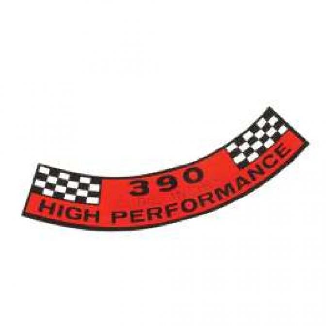 Air Cleaner Decal - 390 Cubic Inches High Performance