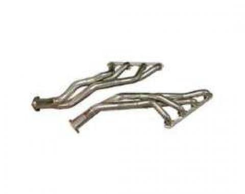Exhaust Headers - Plain Uncoated - 1-5/8 Pipes - 3 Collectors - 260 Or 289 Or 302 Or 351W V8
