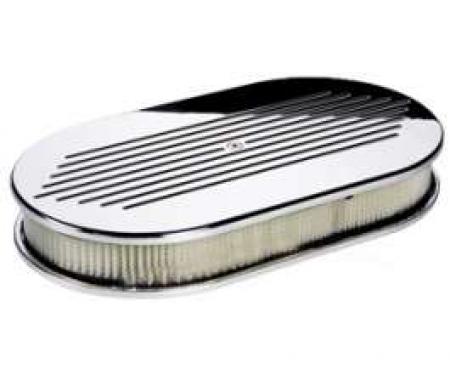 Ball Milled Oval Air Cleaner (4V)