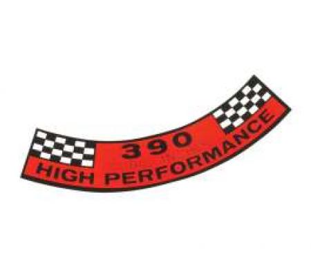 Air Cleaner Decal - 390 Cubic Inches High Performance