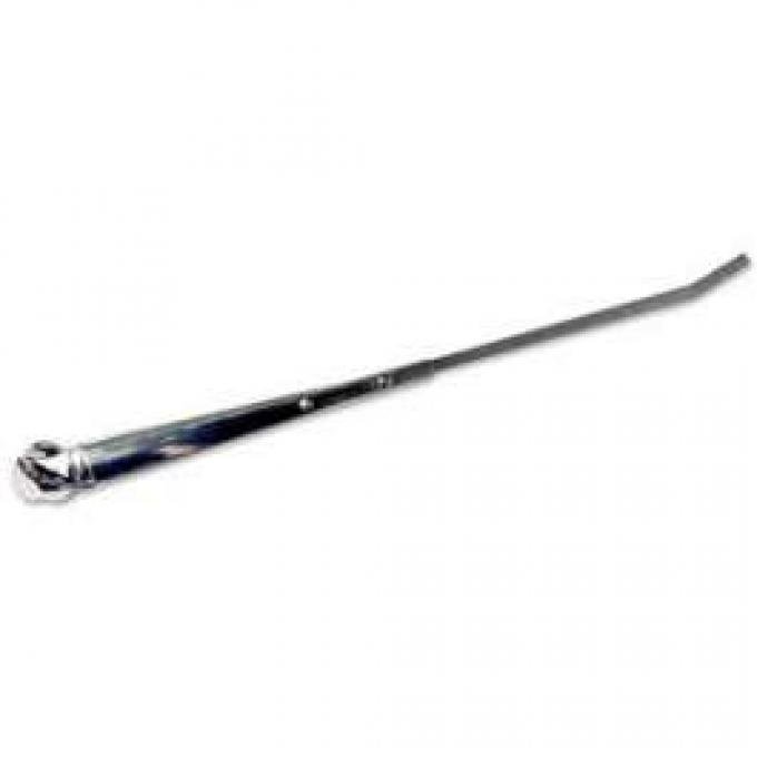 Windshield Wiper Arm - Chrome - Flanged End Cap - Reproduction