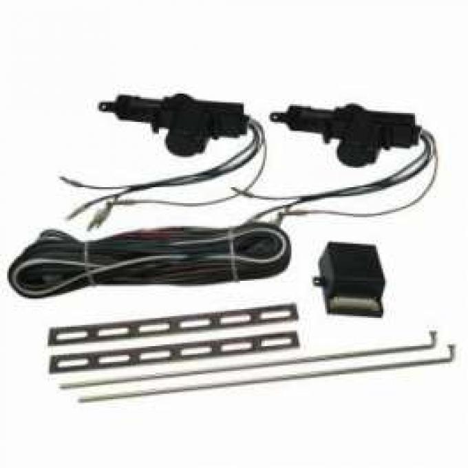 Power Door Lock Kit, 2 Door, 1957-1979