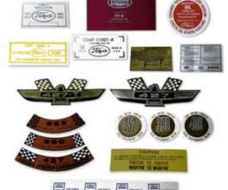 Air Cleaner Decal - 428-4V Cobra Jet