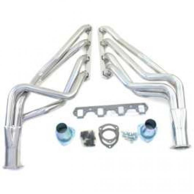 Exhaust Headers - Coated - 1-5/8 Pipes - 3 Collectors - 260 Or 289 Or 302 Or 351W V8