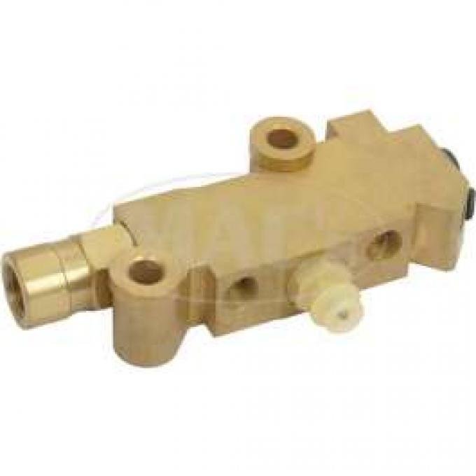 Disc Brake Conversion Proportioning Valve, For Dual Bowl Master Cylinders, Ford, 1955-1979