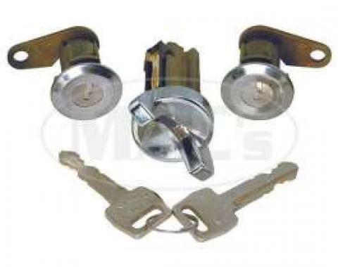 Door Lock and Ignition Cylinder Set - With Keys