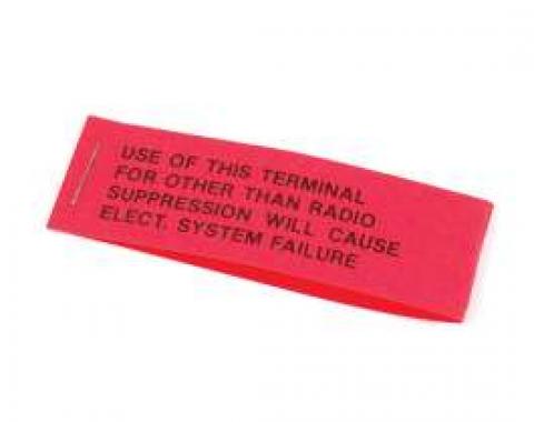 Tag - Voltage Regulator Warning