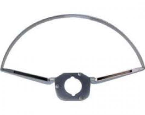 Horn Ring - Chrome - For 2-Spoke Wheel