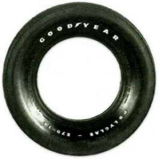 Tire F70 x 14 Raised White Letters Goodyear Custom Wide Tread Polyglas