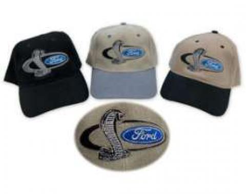 Hat, Ford Oval With Cobra Snake