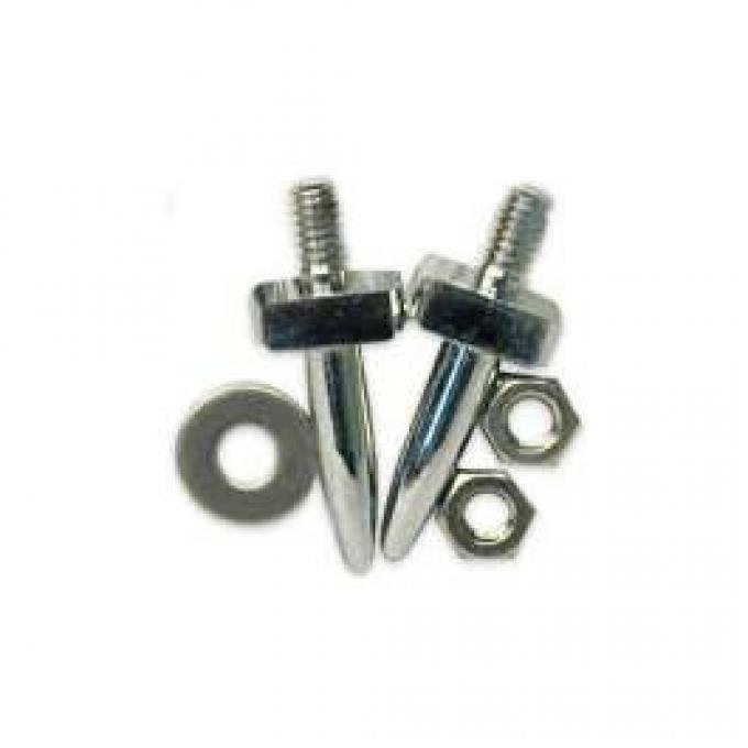 Convertible Top Guide Pins - Chrome
