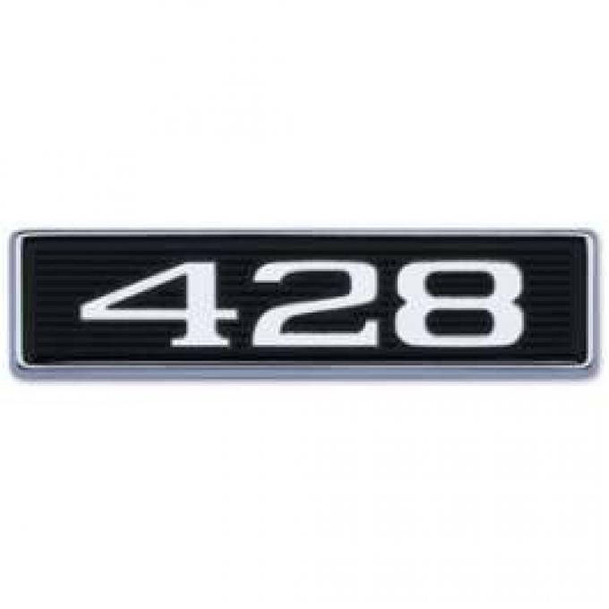 428 Hood Scoop Emblem - Correct Die-Cast