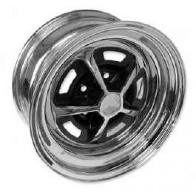 Wheel - Magnum 500 - Chrome With Black Center - 14 X 7