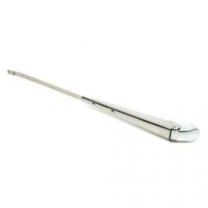 Windshield Wiper Arm - Chrome - Smooth End Cap