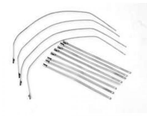 Exhaust Wrap, Stainless Steel Locking Ties