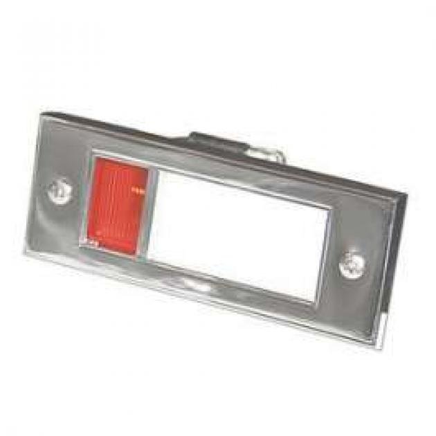 Door Courtesy Light Assembly Includes Red and White Lenses With