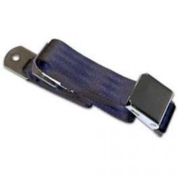 Seatbelt Solutions Universal Lap Belt, 60" with Chrome Lift Latch 1800604002 | Blue