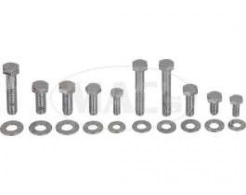 Engine Hardware Kit (Small Block, Standard Exhaust, Stainless)