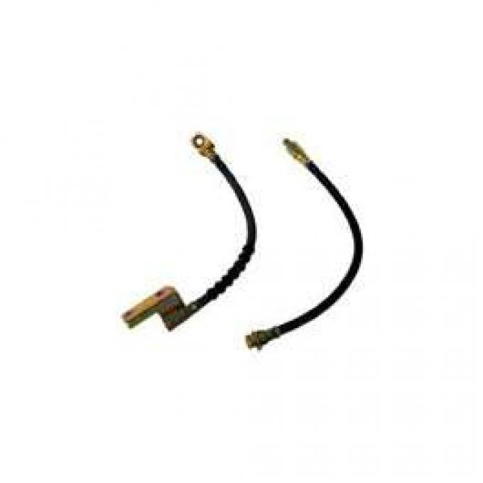 Brake Hose - Front - Disc Brakes - Left Or Right - 15 Long