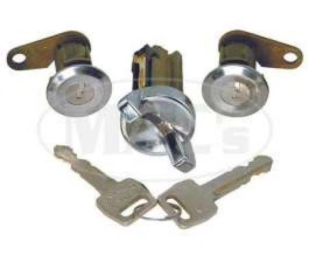 Door Lock and Ignition Cylinder Set - With Keys