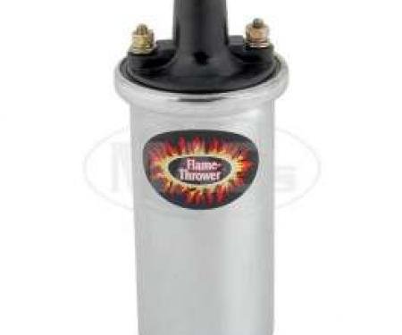 Flame Thrower Ignition Coil - 12 Volt - Chrome - V8