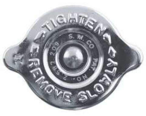 Radiator Cap - 14 PSI. - Chrome Plated - S.M. CO Logo