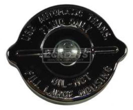 Power Steering Pump Cap - Chrome Plated - No Dipstick