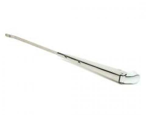 Windshield Wiper Arm - Chrome - Smooth End Cap