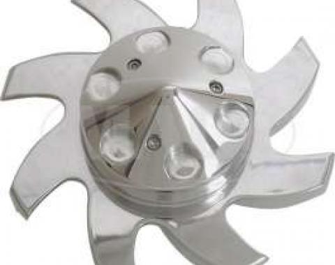 BILLET 1 PIECE ALTERNATOR PULLEY WITH FAN