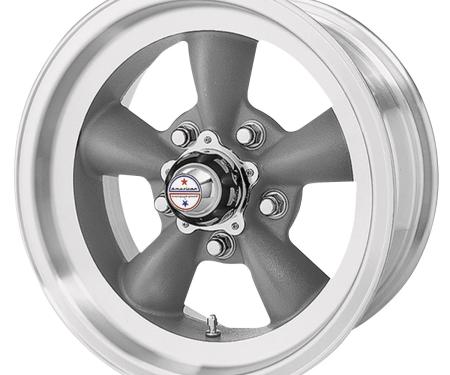 American Racing 14x6 VN105 Torq Thrust D Gray/Machined 5x4.75 bolt 3.42" back 307101