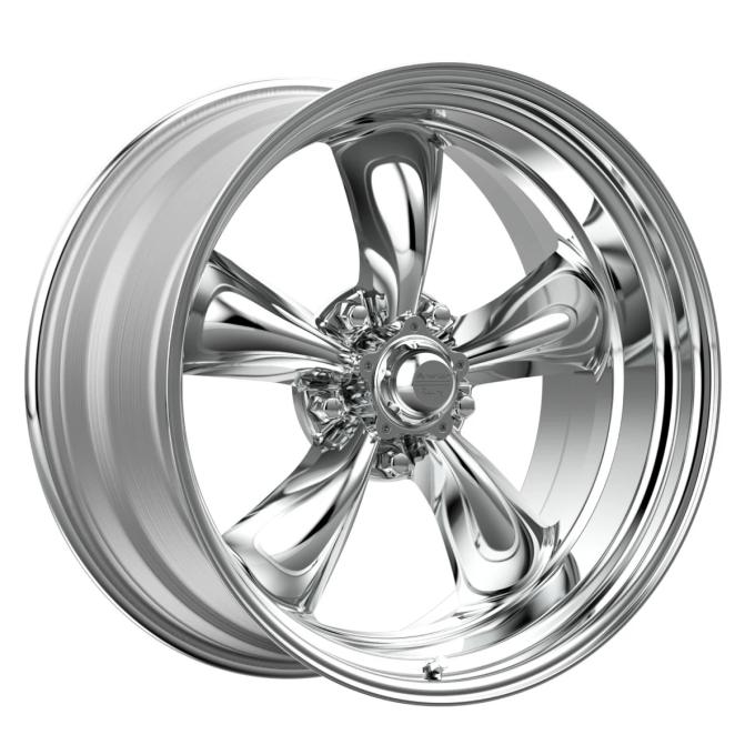 American Racing 15x8 VN515 Torq Thrust II Polished 5x4.75 bolt 4.5" back 309110