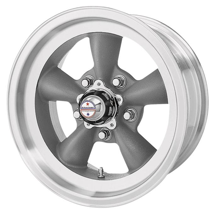 American Racing 14x6 VN105 Torq Thrust D Gray/Machined 5x4.75 bolt 3.42" back 307101