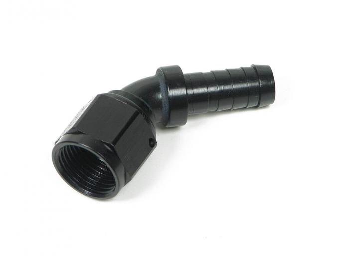Earl's Auto-Crimp Hose End, 45 Degree, Size -16, Black AT704616ERL