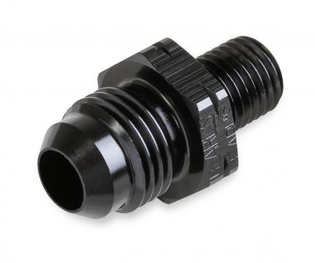 Earl's Straight Male an -6 to 16mm X 1.5, Black AT9919DFJERL
