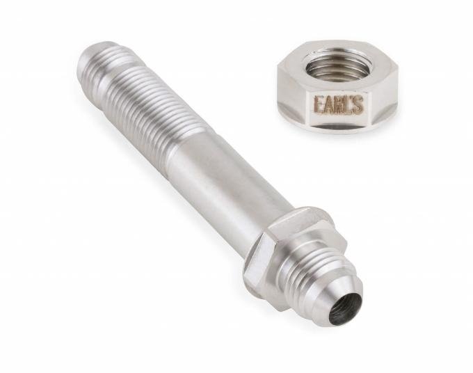 Earl's Performance Straight Stainless Steel AN Bulkhead Union SS983506ERL
