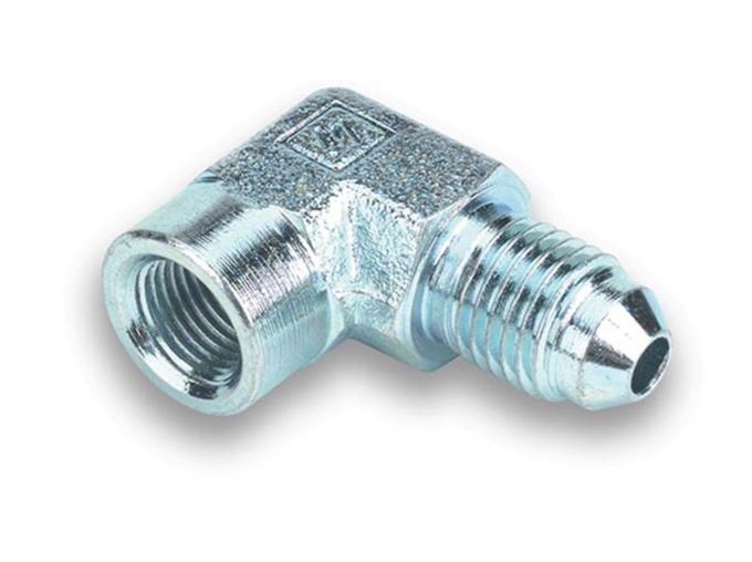 Earl's Performance 90 Deg. Steel AN to NPT Gauge Head Adapter 968603ERL