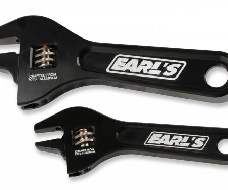 Earl's 2-Piece Aluminum Adjustable an Wrench Set 230351ERL